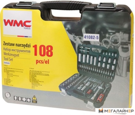 Универсальный набор инструментов WMC Tools 41082-5 (108 предметов) купить в Минске с доставкой
