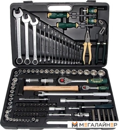 Универсальный набор инструментов Force 41101 (110 предметов) купить в Минске с доставкой