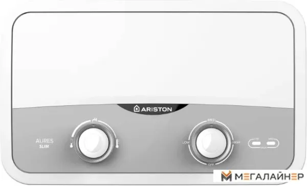 Проточный электрический водонагреватель кран+душ Ariston Aures SF 5.5 COM купить в Минске с доставкой
