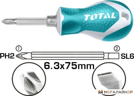 Отвертка Total THT250216 купить в Минске с доставкой
