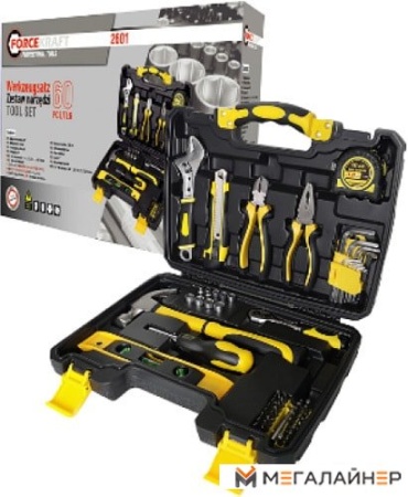 Универсальный набор инструментов ForceKraft FK-2601 (60 предметов) купить в Минске с доставкой