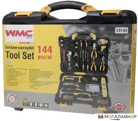 Универсальный набор инструментов WMC Tools 20144 (144 предмета) купить в Минске с доставкой