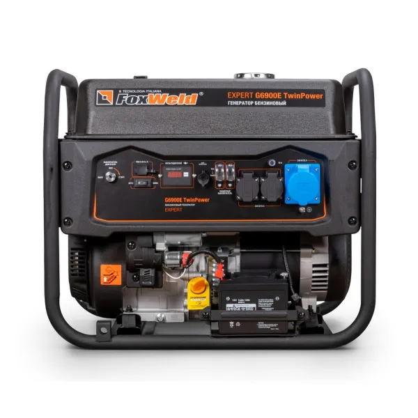 Купить Генератор бензиновый Foxweld Expert G6900E TwinPower 6 кВт/9,4 кВА в Минске с доставкой по РБ