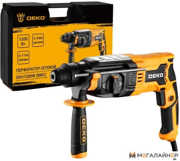 Перфоратор Deko DKH1200W (кейс) купить в Минске с доставкой