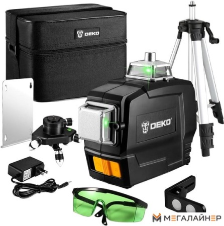 Купить Лазерный нивелир Deko DKLL12PG1 Set2 065-0235 в Минске с доставкой