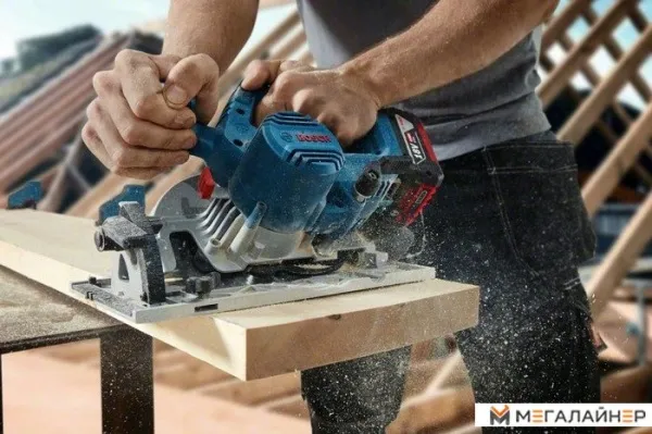 Дисковая (циркулярная) пила Bosch GKS 185-LI Professional 06016C1223 (с 1-м АКБ) купить в Минске с доставкой