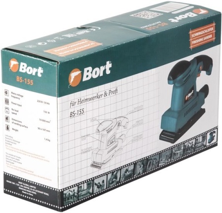 Виброшлифмашина Bort BS-155 купить в Минске с доставкой