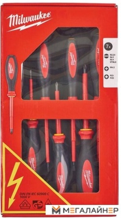 Набор отверток Milwaukee 4932464067 (7 предметов) купить в Минске с доставкой