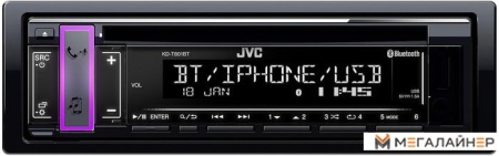 CD/MP3-магнитола JVC KD-T801BT