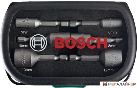 Набор торцевых головок Bosch 2607017313 6 предметов купить в Минске с доставкой