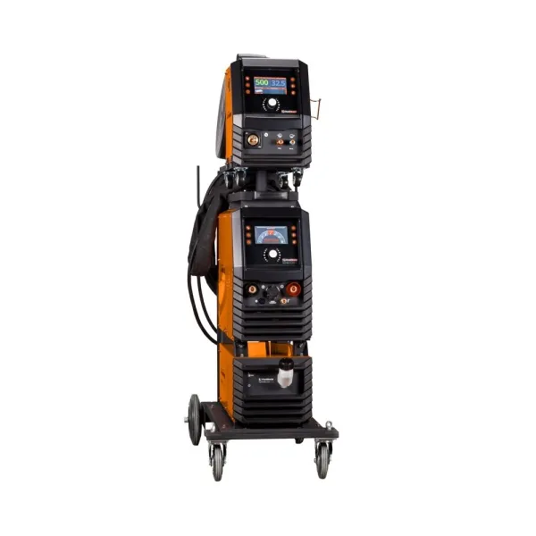 Сварочный полуавтомат FOXPOWER MIG 500 DP LCD с БЖО и тележкой FoxWeld 1507