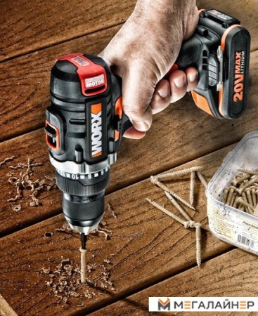 Дрель-шуруповерт Worx BL WX175.9 (без АКБ) купить в Минске с доставкой