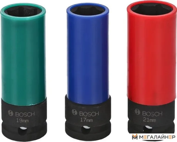 Набор торцевых головок Bosch 2608551102 3 предмета купить в Минске с доставкой