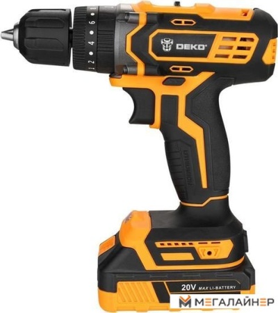 Ударная дрель-шуруповерт Deko DKCD20 Impact Set 063-4415 (с 2-мя АКБ 2 Ач, кейс) купить в Минске с доставкой