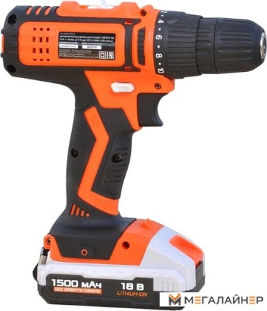 Дрель-шуруповерт Skiper DF357-18 (с 2-мя АКБ, кейс) купить в Минске с доставкой