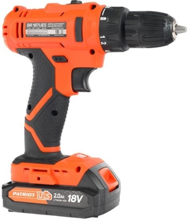 Дрель-шуруповерт Patriot BR 187UES (с 2-мя АКБ, кейс) купить в Минске с доставкой