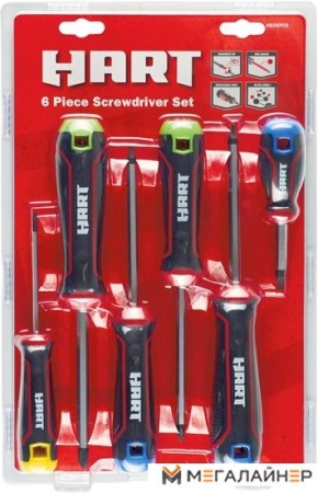 Набор отверток Hart HSD6PCS (6 предметов) купить в Минске с доставкой