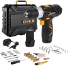 Дрель-шуруповерт Deko GCD12DU3 SET 195 063-4134 (с 2-мя АКБ, кейс, набор оснастки) купить в Минске с доставкой
