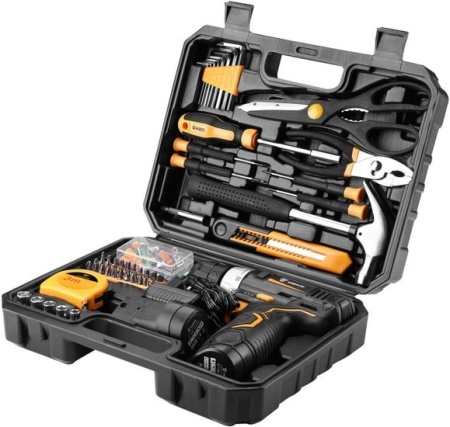 Дрель-шуруповерт Deko GCD12DU3 SET 104 063-4133 (с 2-мя АКБ, кейс, набор оснастки) купить в Минске с доставкой