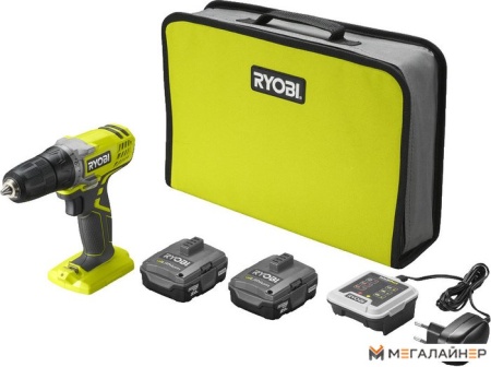 Дрель-шуруповерт Ryobi R12SD-220S 5133005061 (с 2-мя АКБ, сумка) купить в Минске с доставкой