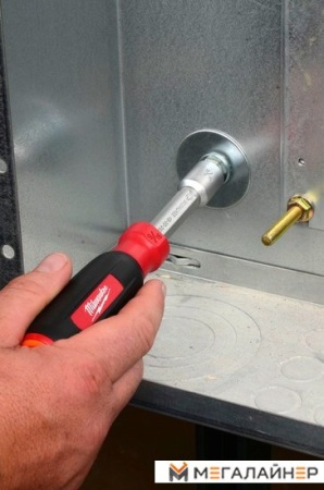 Торцевая отвертка для гаек Milwaukee Hollowcore Hex 12 мм 48-22-2537 купить в Минске с доставкой