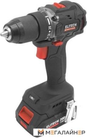 Дрель-шуруповерт ELITECH HD Professional CD 20SL2 E2201.040.01 (с 2-мя АКБ 2 Ач, кейс) купить в Минске с доставкой