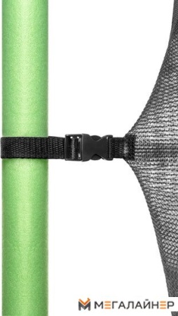 Батут Alpin Inside 3.12 м с защитной сеткой и лестницей