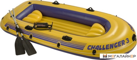 Гребная лодка Intex Challenger 3 Set (Intex-68370)