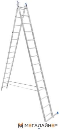 Лестница-стремянка Dinko LS214 (2x14 ступеней) купить в Минске с доставкой