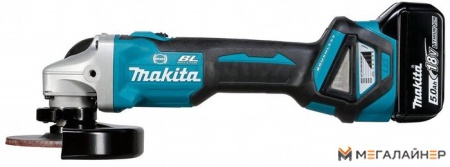 Угловая шлифмашина Makita DGA513RTJ (с 2-мя АКБ) купить в Минске с доставкой
