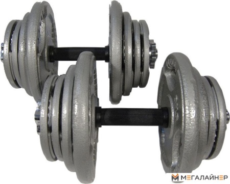 Гантели Atlas Sport Хаммертон 2x21.5 кг