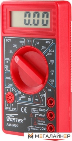 Купить Мультиметр Wortex AM 6009 в Минске с доставкой
