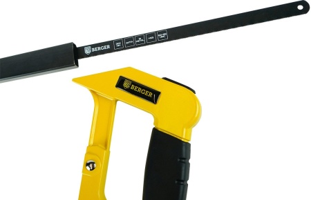 Ножовка Berger По металлу биметаллическое полотно 300мм 24TPI BG1846 купить в Минске с доставкой