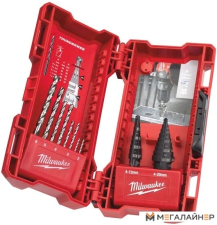 Набор оснастки Milwaukee 48899350 (10 предметов) купить в Минске с доставкой