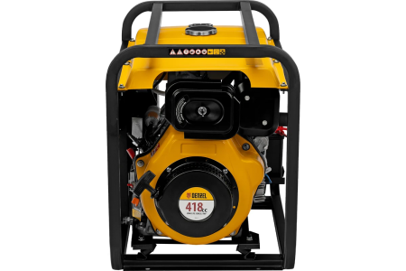 Купить Генератор дизельный DENZEL DES-55E, 5,5 кВт, 230 В, 11 л, электростартер в Минске с доставкой по РБ