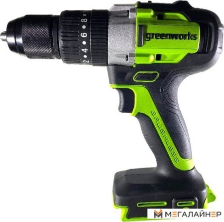 Ударная дрель-шуруповерт Greenworks GD24DD60K2 3704107UA (с 1-им АКБ) купить в Минске с доставкой