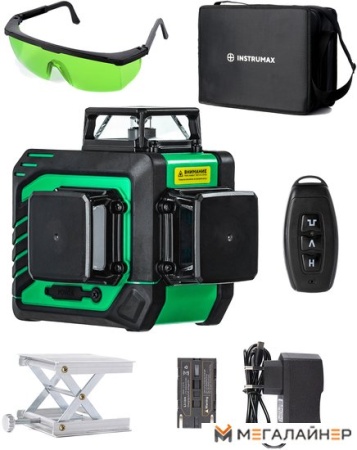 Купить Лазерный нивелир Instrumax Greenliner 3-360 Set в Минске с доставкой