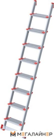 Лестница Новая высота NV 517 алюминиевая 8 ступеней купить в Минске с доставкой