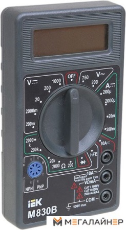 Купить Мультиметр IEK Universal M830B в Минске с доставкой