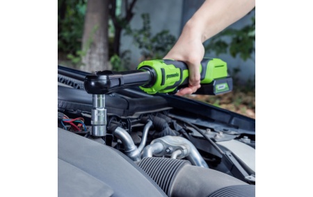 Гайковёрт-трещотка аккумуляторная Greenworks GD24RWX 24В купить в Минске с доставкой