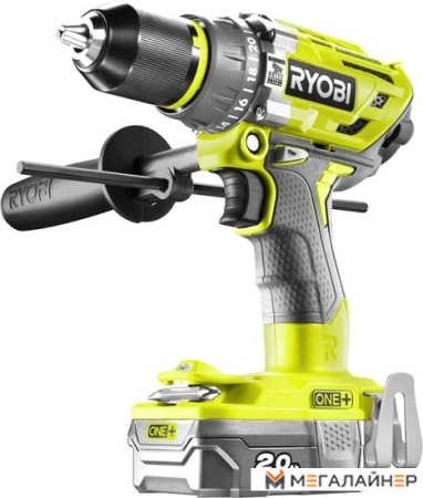 Дрель-шуруповерт Ryobi R18PD7-220B 5133004295 (с 2-мя АКБ, кейс) купить в Минске с доставкой