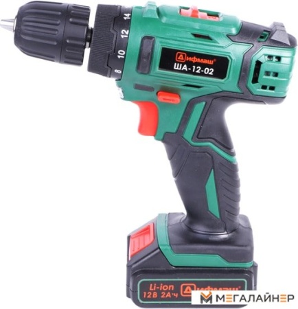 Дрель-шуруповерт Дифмаш ША-12-02 01022312 (с 2-мя АКБ, кейс) купить в Минске с доставкой
