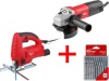 Wortex JS650700025A2 (лобзик, болгарка, набор оснастки)