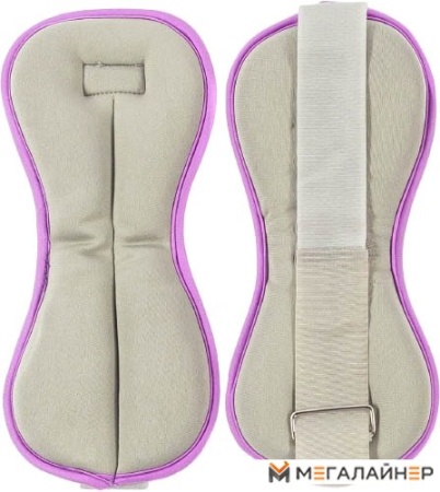 Утяжелитель Sundays IR97843 2x1 кг (серый/фиолетовый)