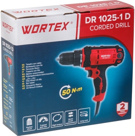Дрель-шуруповерт Wortex DR 1025-1 D 1318793 купить в Минске с доставкой