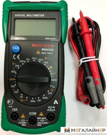 Купить Мультиметр Mastech MS8233A в Минске с доставкой