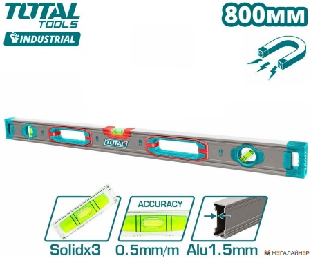 Купить Уровень строительный Total TMT28028M в Минске с доставкой