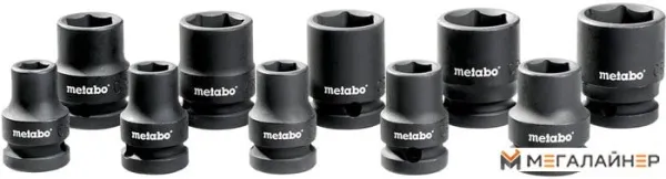 Набор торцевых головок Metabo 628831000 (10 предметов) купить в Минске с доставкой