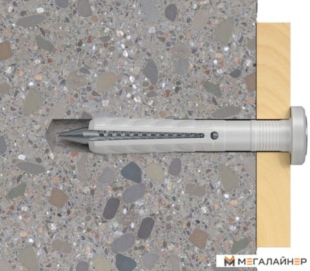 Дюбель-гвоздь Fischer N 5 x 50/25 F 513738 (100 шт) купить в Минске с доставкой