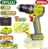Ударная дрель-шуруповерт Dyllu DTCDP9281 (с 2-мя АКБ, кейс) купить в Минске с доставкой